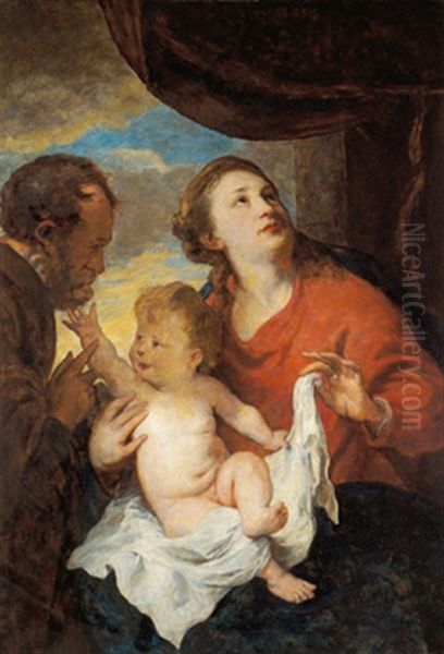 Die Heilige Familie (after Van Dyck) - view 1