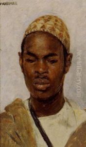Portrat Eines Afrikaners by Johann Victor Kramer