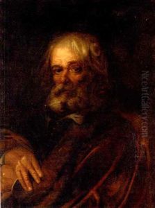 Portrait Of A Bearded Man In A Fur-lined Cloak