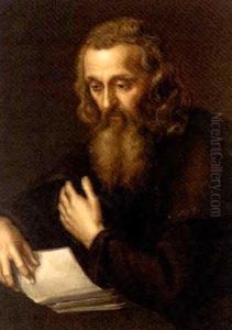 A Russian Monk In Contemplation by Ivan Nikolaevich Kramskoy