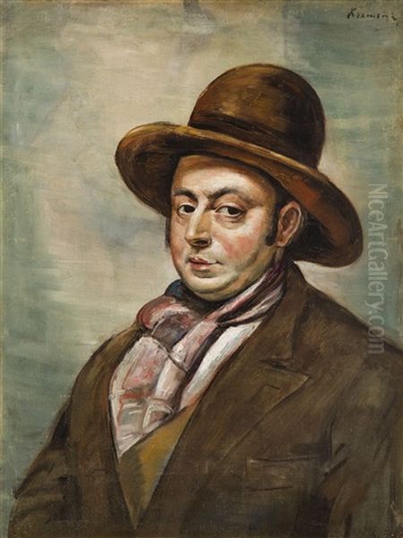 Man In Bowler Hat (portrait Of Mateo Hernandez?) - view 1