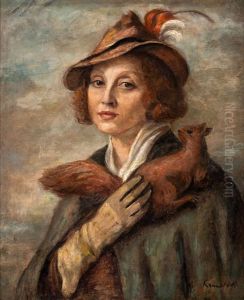 Dama Z Wiewiorka (portret Marii Brydzinskiej)