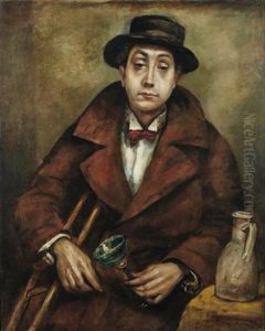Portrait D'homme Au Verre