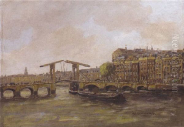 The Skinny Bridge, Amsterdam - view 1