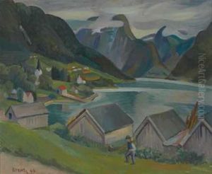 Fra Breim Norfj by Nils Krantz