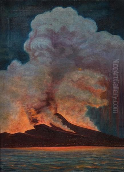 L'eruption Du Vesuve En Avril 1872 - view 1