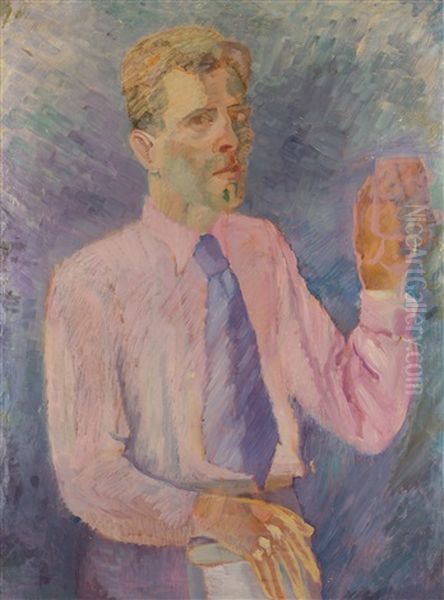 Self-portrait In Pink - view 1