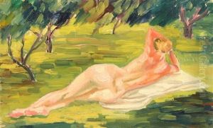 Lying Nude by Dmitry Krapivny