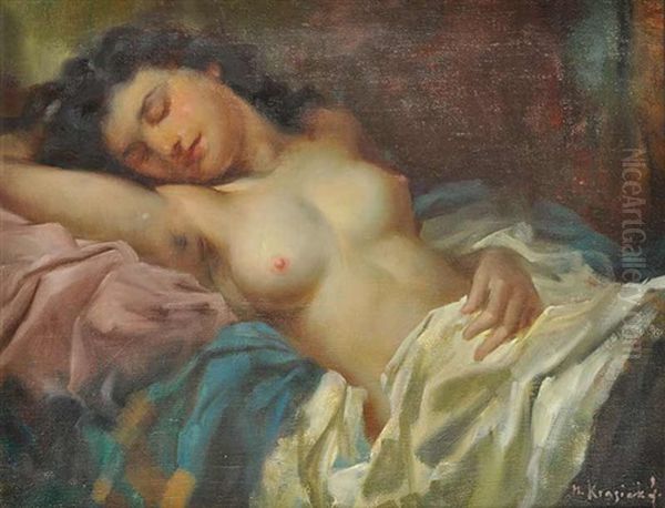 A Semi-nude - view 1