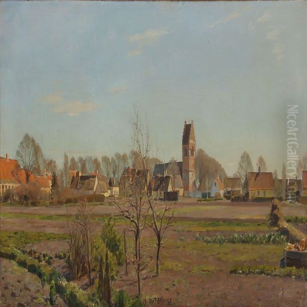 Autumn Day Near Tarnby Church, Denmark - view 1
