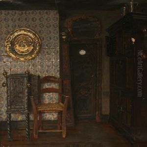 Interior From Weis Stue Inn, Ribe by Christian Frederick Beck