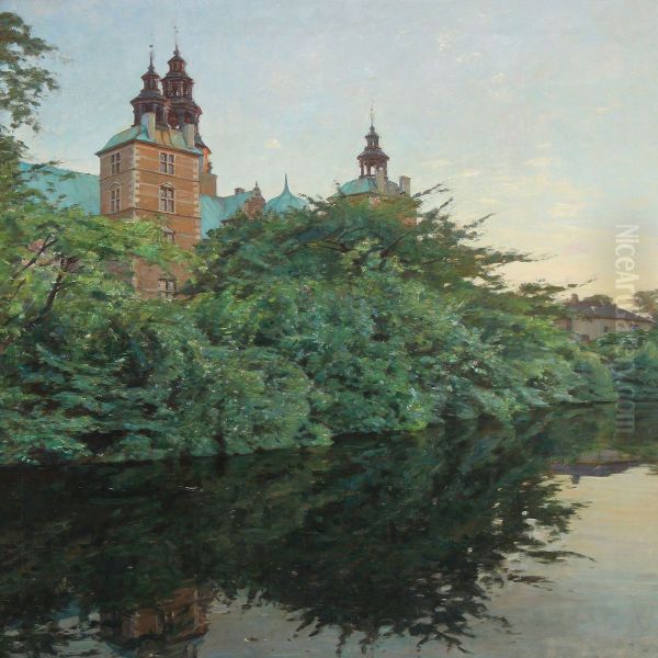 Summer Evening At Rosenborg Palace - view 1