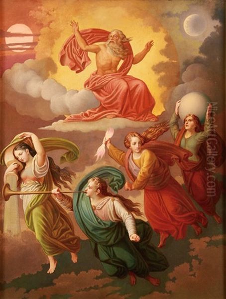 God Creating The Elements - view 1