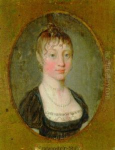 Portraet Af Frederik Vi's Datter Wilhelmine