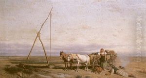 The Midday Rest by Carl Von Kratzer