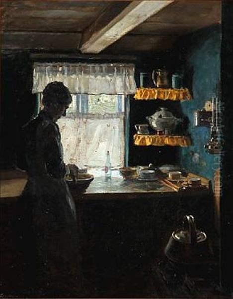 A Woman In A Kitchen - view 1