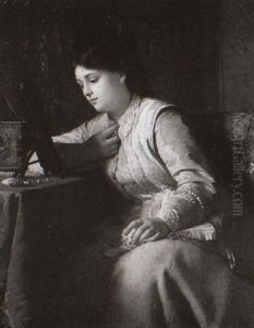 Bei Der Anprobe by Friedrich Kraus