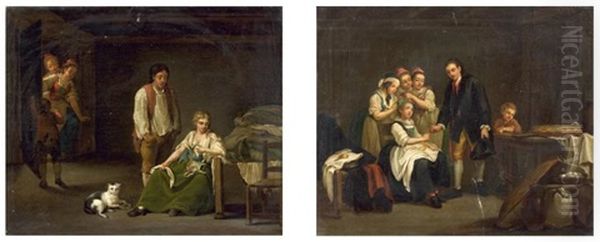 Scene De La Vie Paysanne (2 Works) - view 1