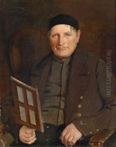 Portrait Eines Bauern by Robert Kraus