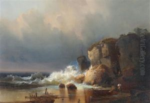 Kustenlandschaft by Franz Emil Krause