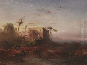 An Der Libanesischen Kuste (+ Reisende Auf Ihre Mauleseln An Der Bucht Vor Salerno (?); 2 Works)