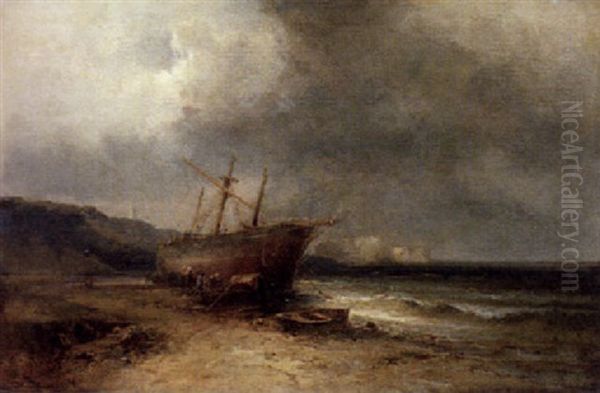 A Beached Ship - view 1