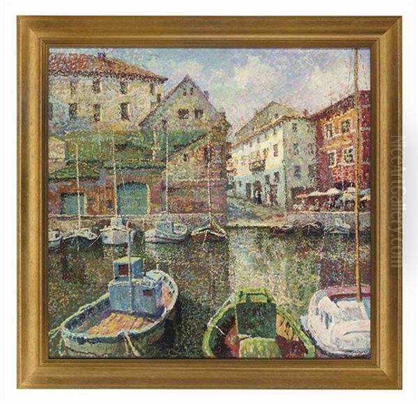 Boats In Harbor - view 1