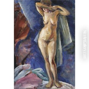 Standing Nude by Aleksei Ilych Kravchenko