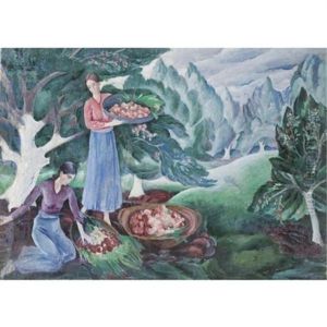 Harvesting Apples by Aleksei Ilych Kravchenko