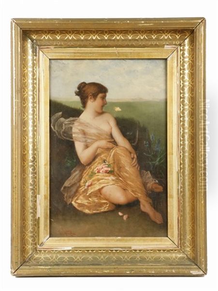 Psyche With A Butterfly - view 1