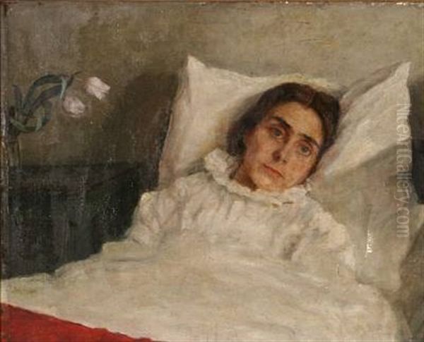 A Woman In Her Bed - view 1