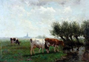 Weiland Met Koeien by Fedor Van Kregten