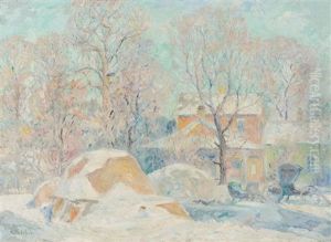 Winter Landscape by Albert H. Krehbiel