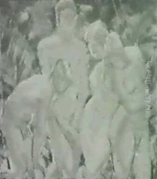 Study Of Nude Figures - view 1