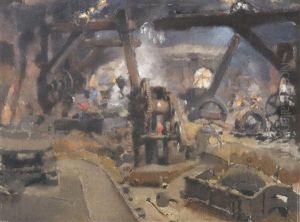 In The Foundry by Vilem Kreibich