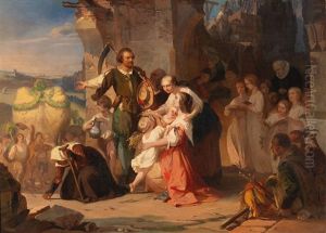 The First Harvest After The Thirty Years" War by August Von Kreling