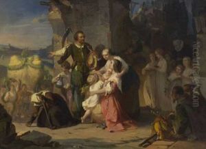Die Erste Ernte Nach Dem Dreissigjahrigen Kriege by August Von Kreling
