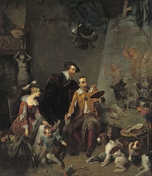 Rubens In The Studio Of The Painter Frans Snijders - view 1