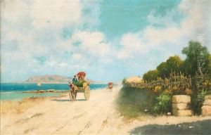 Kustenstrase Bei Palermo by Eremino Kremp