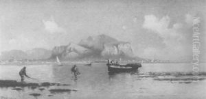 Ansicht Der Bucht Von Parlermo