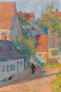 Aus Allensteig, Aufgang Zur Kirche by Carl Krenek
