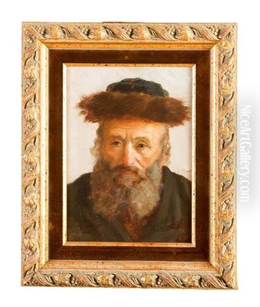 Portrait Of A Jewish Man With Fur Hat - view 1