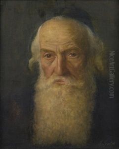 Rabbi Reading And Portrait Of A Rabbi (2 Works)