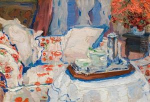 Interieur Mit Teeservice by Frieda Kretschmann Winckelmann