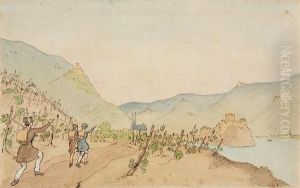 Rheinlandschaft by Johann Heinrich Beck