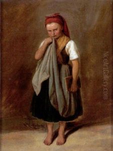 Das Schulmadchen by Johann Hermann Kretzschmer