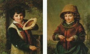 Tiggande Fosse Spelande Positiv by Johann Hermann Kretzschmer
