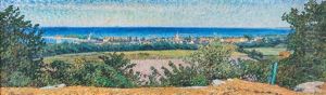 Borgholm - Panoramautsikt Fran Slottsruinens Hojd