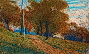 Host, Motiv Fran Kastellholmen (autumn, Scene From Kastellholmen, Stockholm) by Nils Kreuger