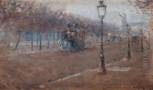 Boulevard Scene, Paris - view 1